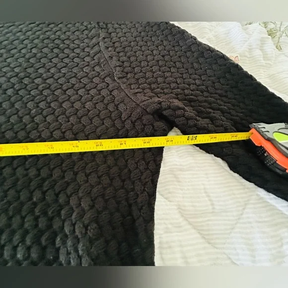 LL BEAN 100% cotton black women sweater size 1x - Picture 5 of 7